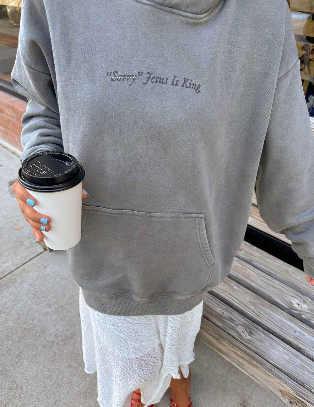 Hoodie - Not Sorry Jesus Is King Unisex Hoodie