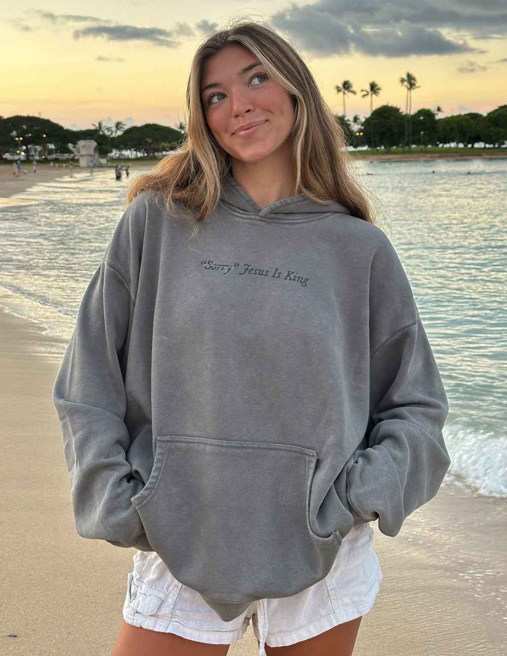 Hoodie - Not Sorry Jesus Is King Unisex Hoodie