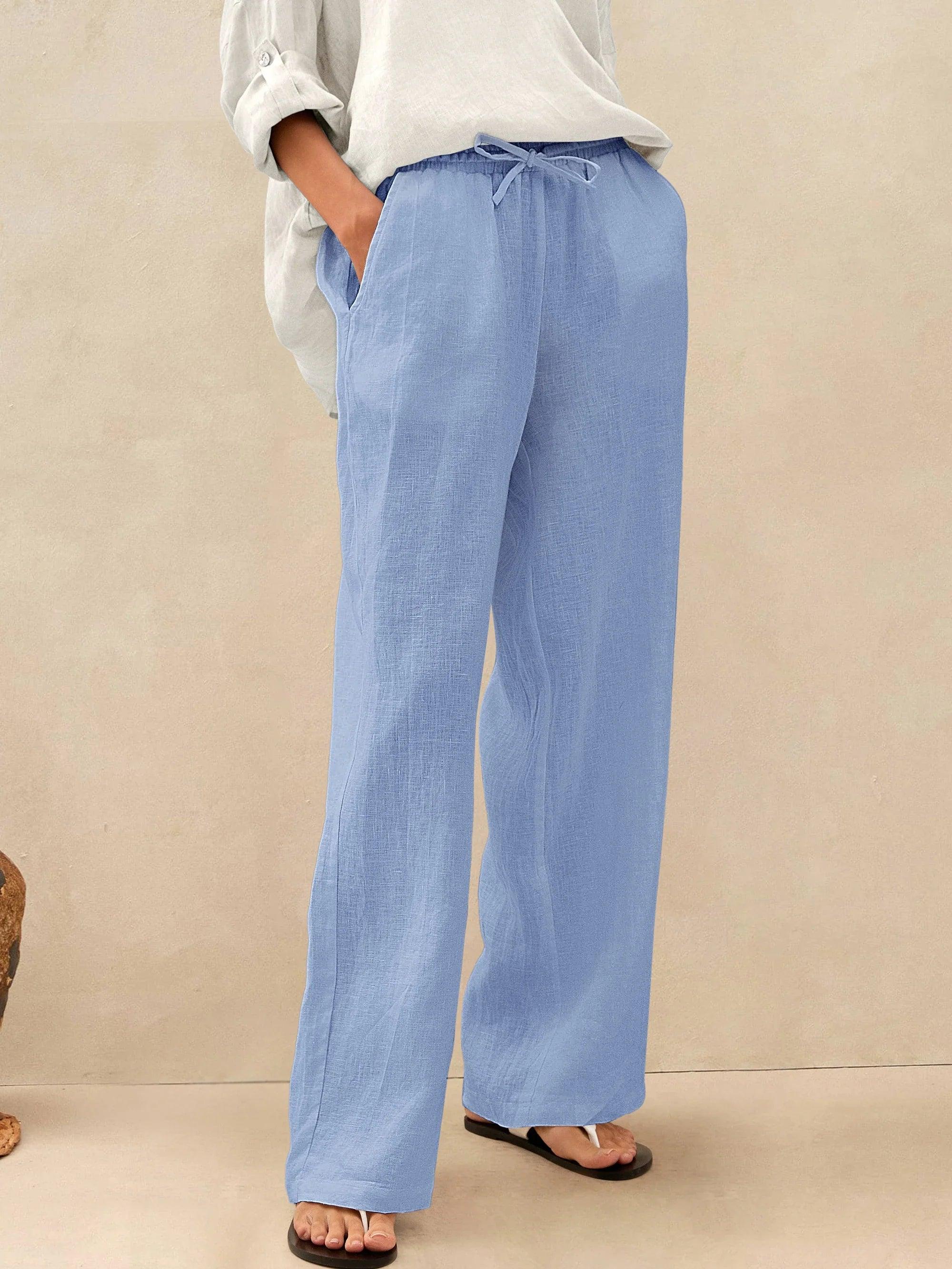 100% Linen Classic Pants LYON - DEA collection