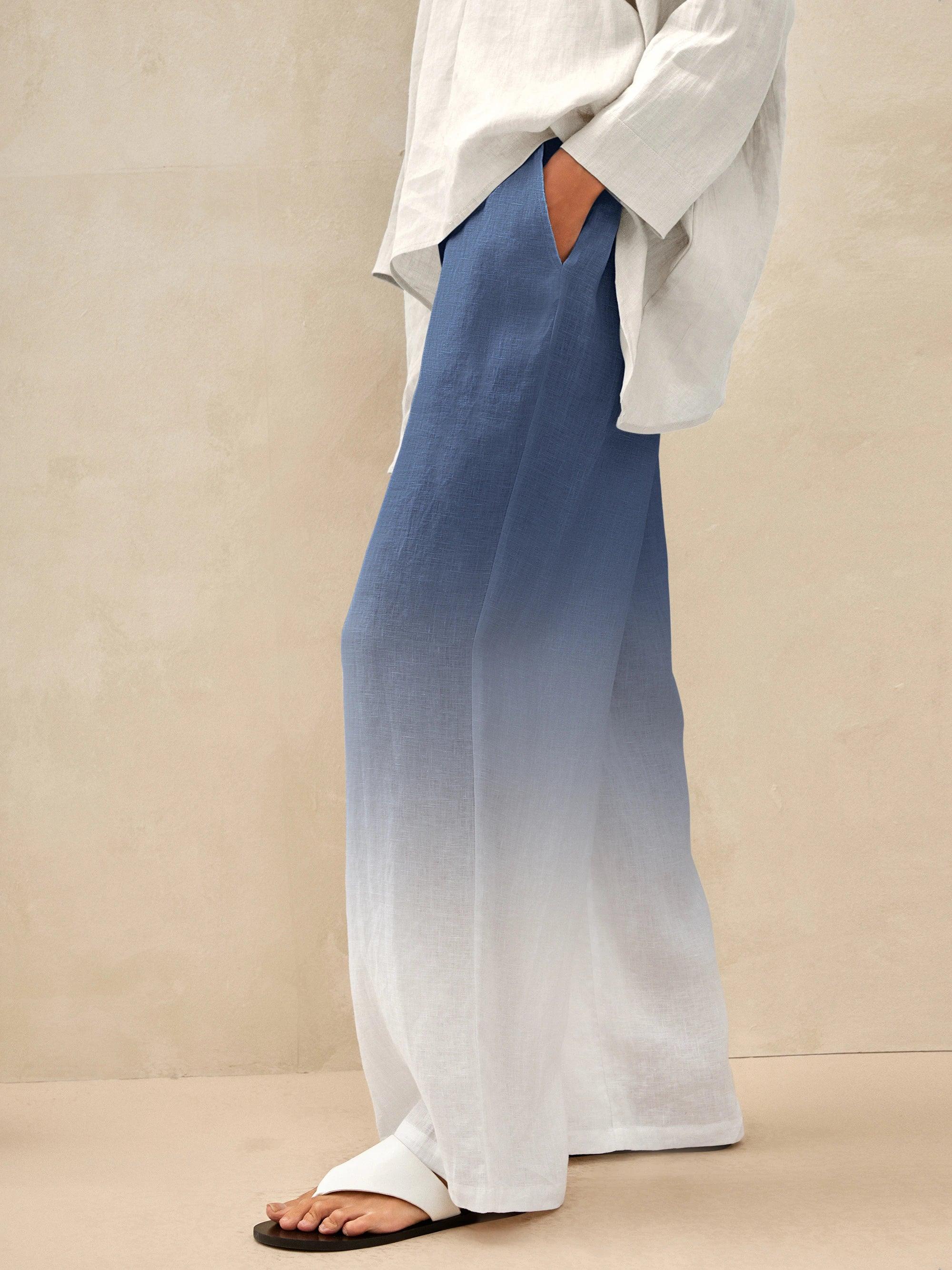 100% Linen Classic Pants LYON - DEA collection