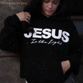 Pullover Round Neck Hooded Sweatshirt Unisex Black XXS-6XL - DEA Collection