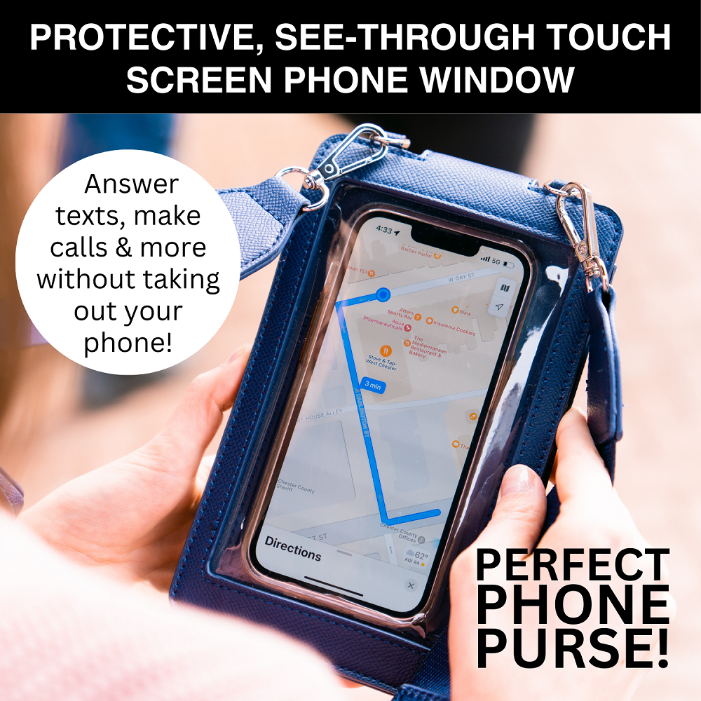 Phone-Friendly Boca RFID Touch Screen Purse