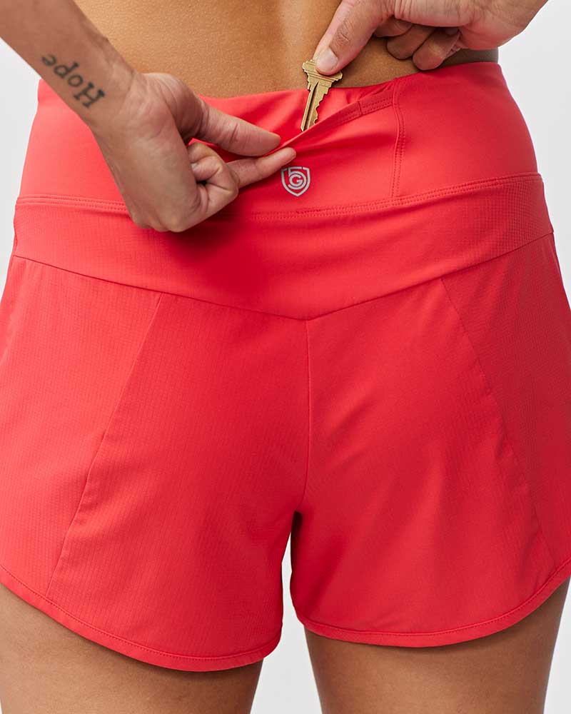 Sheva Women's High Rise Running Shorts - DEA collection