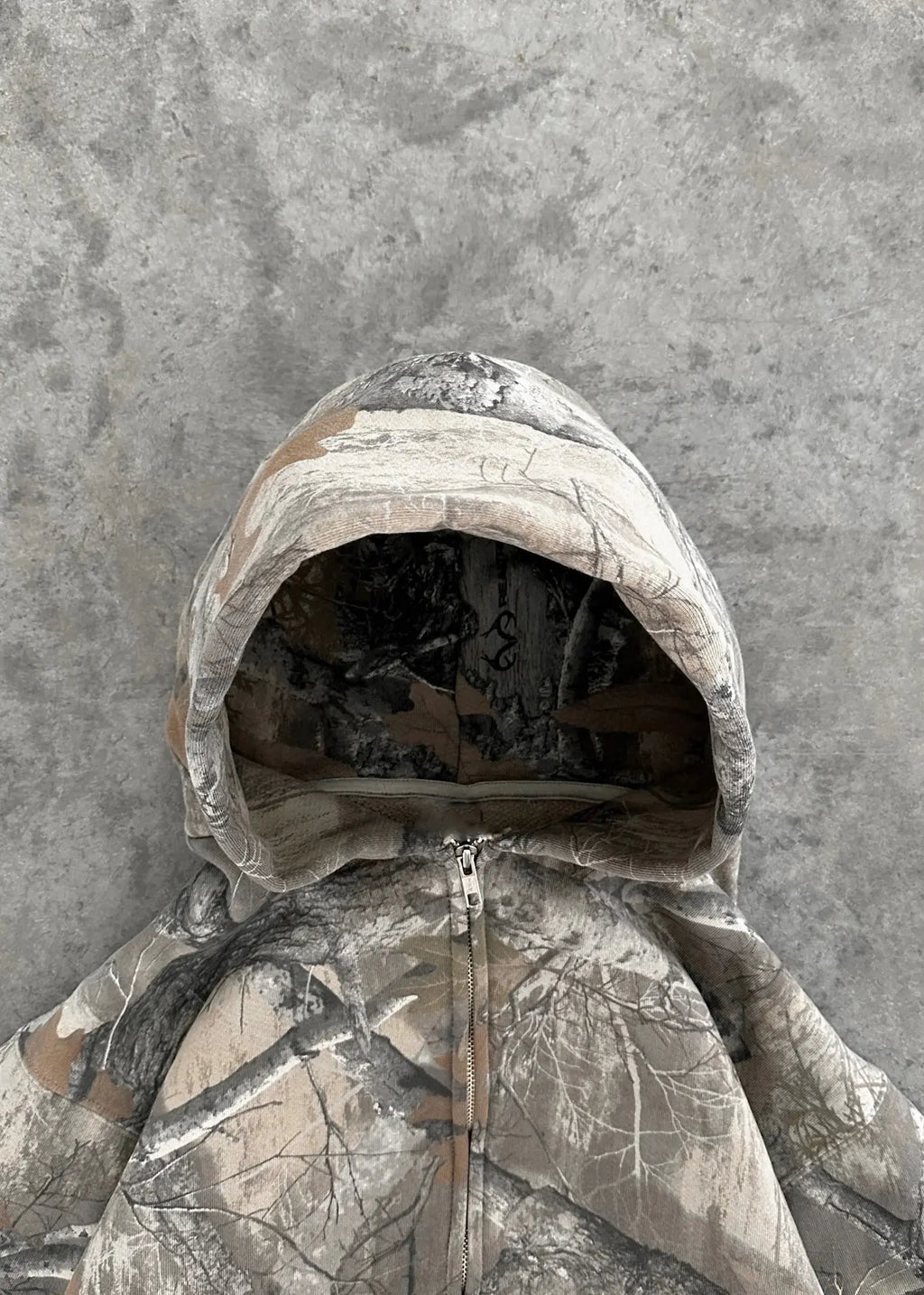 어반 카모 레트로 후드티 남성용 집업 스트릿웨어 S-2XL 블랙