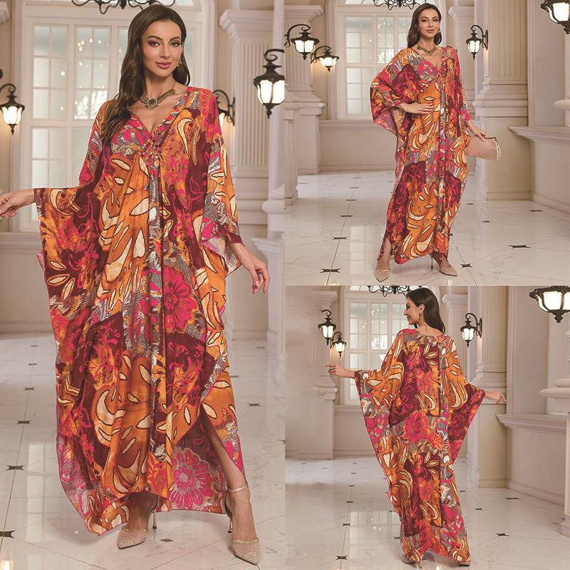 Fashion Personalized Cotton Printed Beach Dress Women - DEA collection