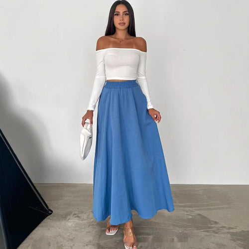 European And American Leisure A- Line Loose Fashion Women's Wear Long Dress - DEA collection
