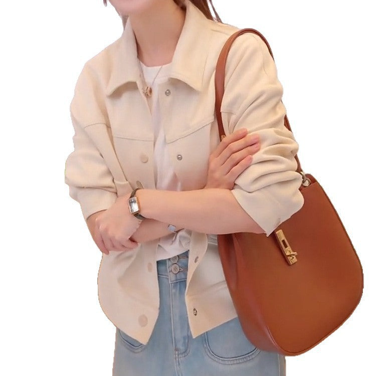 Stylish Chic Casual Versatile Solid-color Top - DEA collection