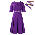 Fashion Elegant Graceful Solid Color Dress - DEA collection