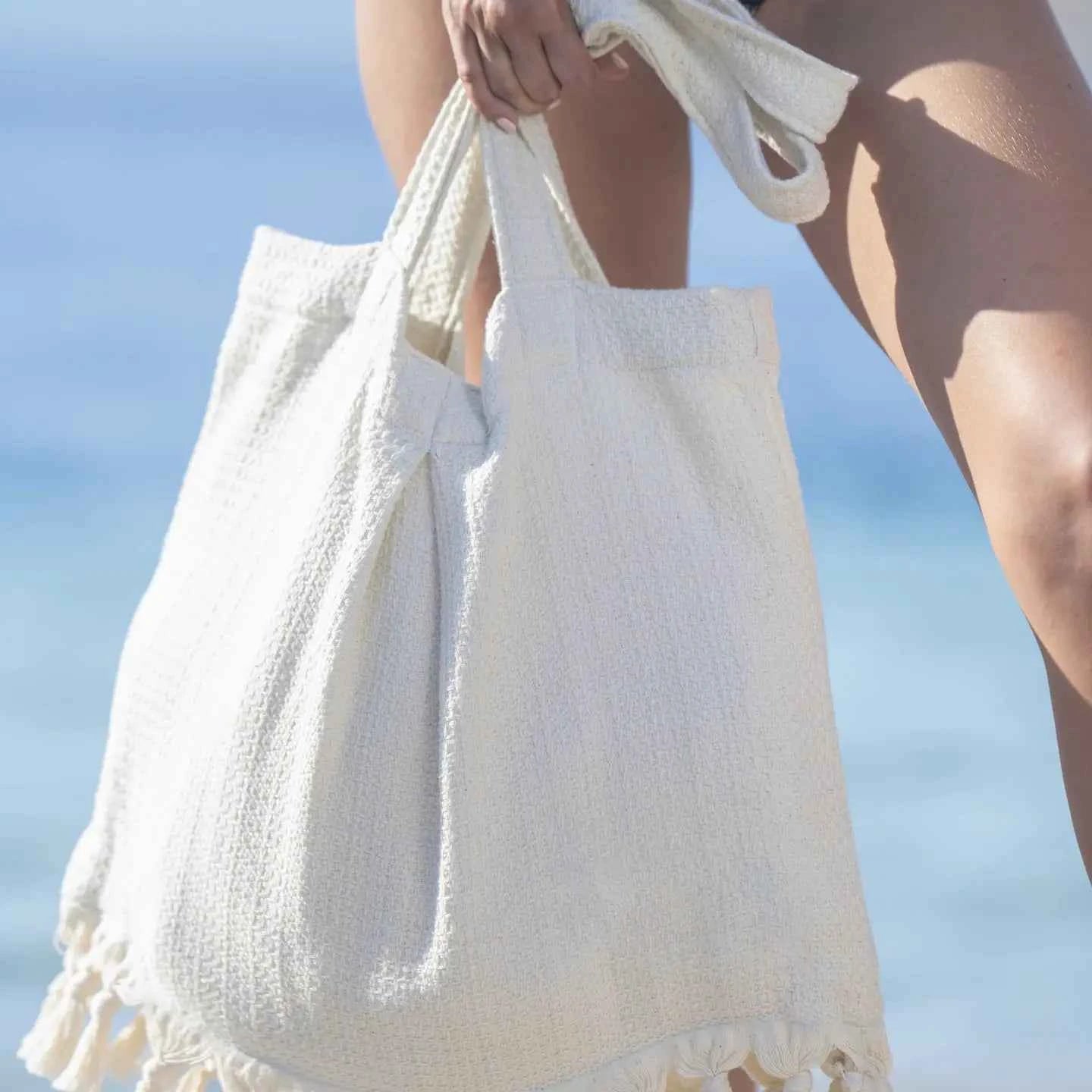 Beach Bag - Elya London Beach Queen Bag Made with Turkish Cotton