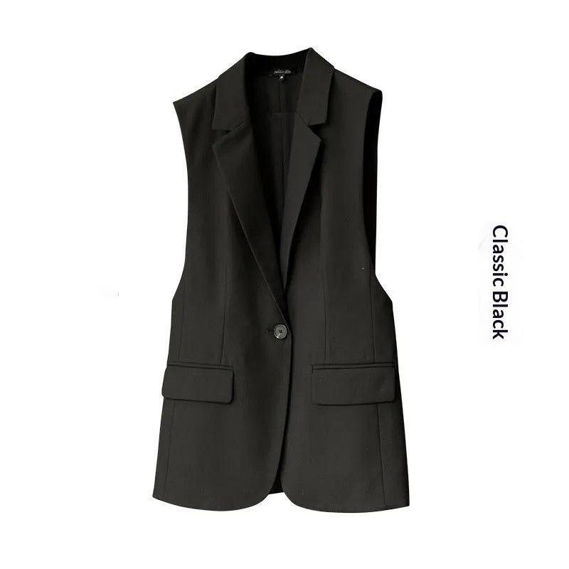 Korean-style Versatile Womens Blazer Vest - DEA collection