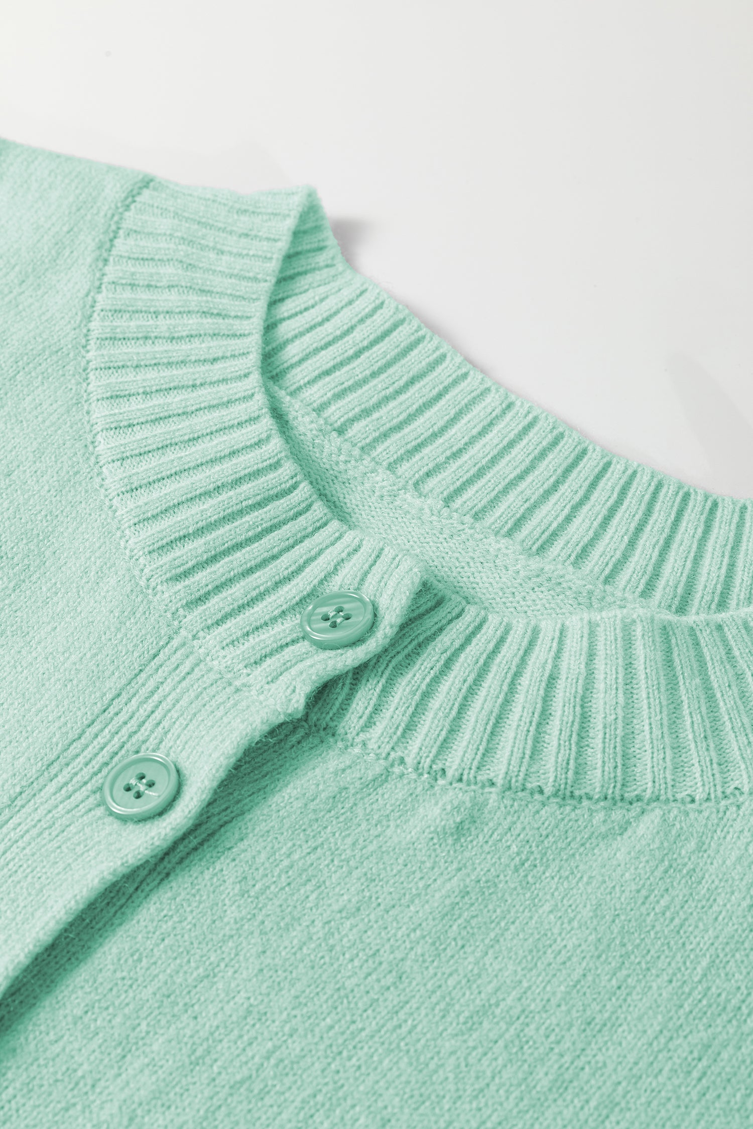 Boxy Knit Button Cardigan