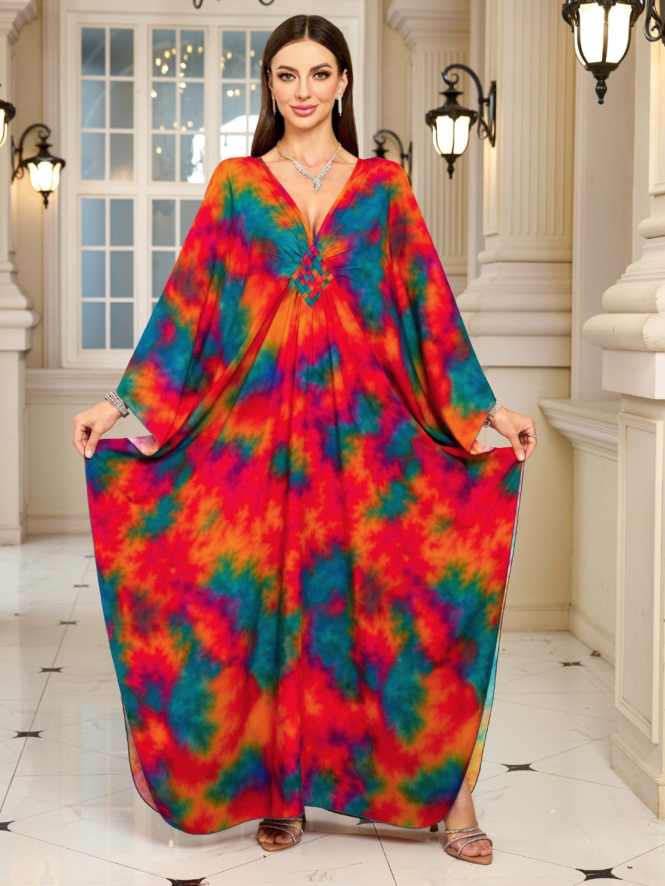 Fashion Personalized Cotton Printed Beach Dress Women - DEA collection