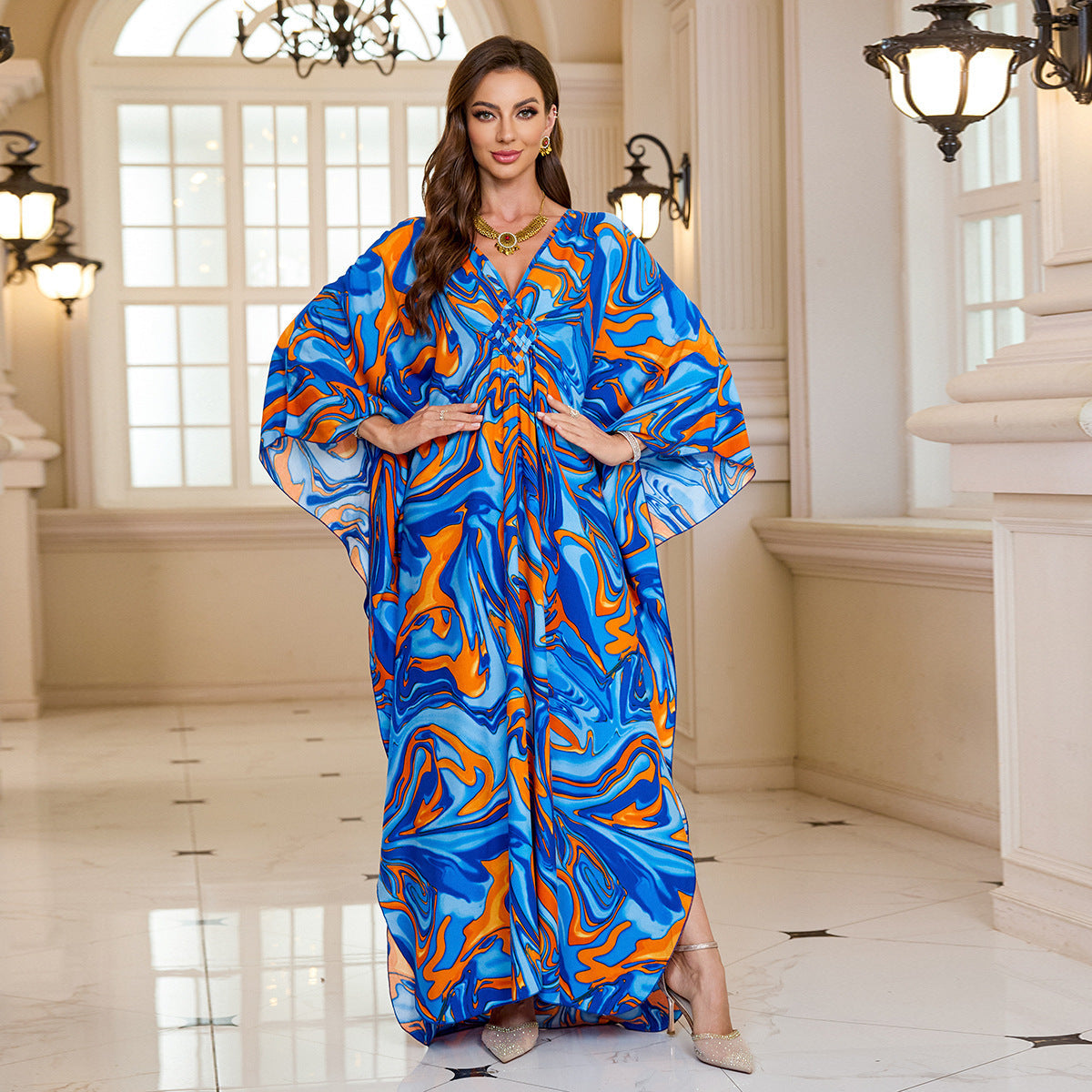 Fashion Personalized Cotton Printed Beach Dress Women - DEA collection