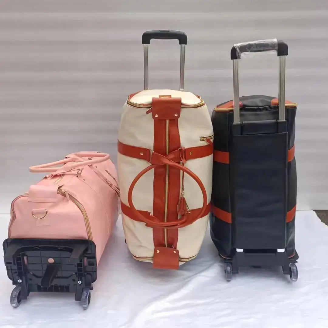 접이식 여행 토트백 여성용 경량 베이지 블랙 핑크 화이트