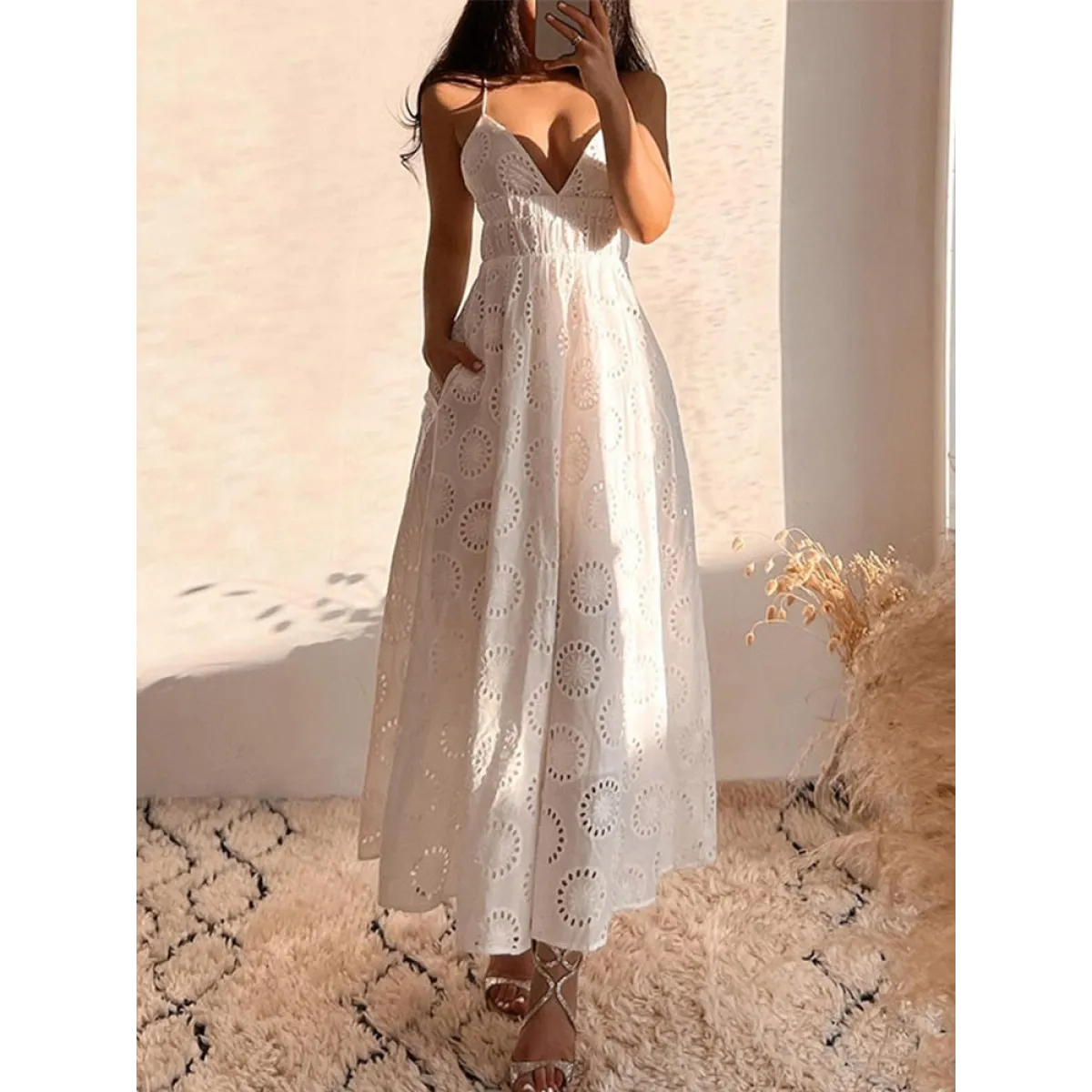 Sexy Backless Lace Dress - DEA collection