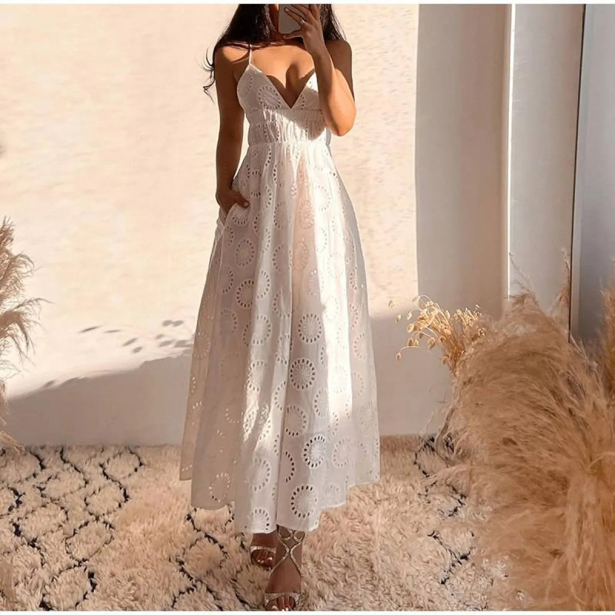 Sexy Backless Lace Dress - DEA collection
