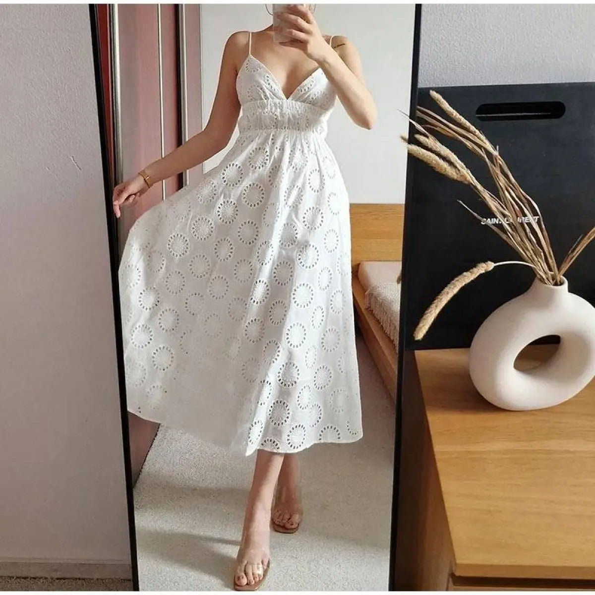 Sexy Backless Lace Dress - DEA collection