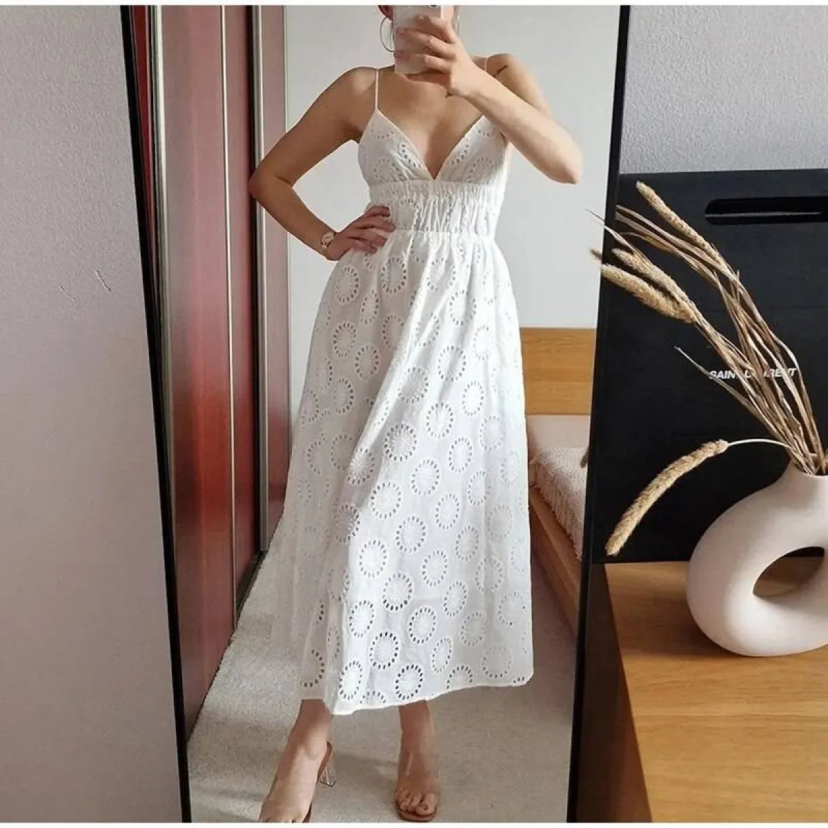 Sexy Backless Lace Dress - DEA collection