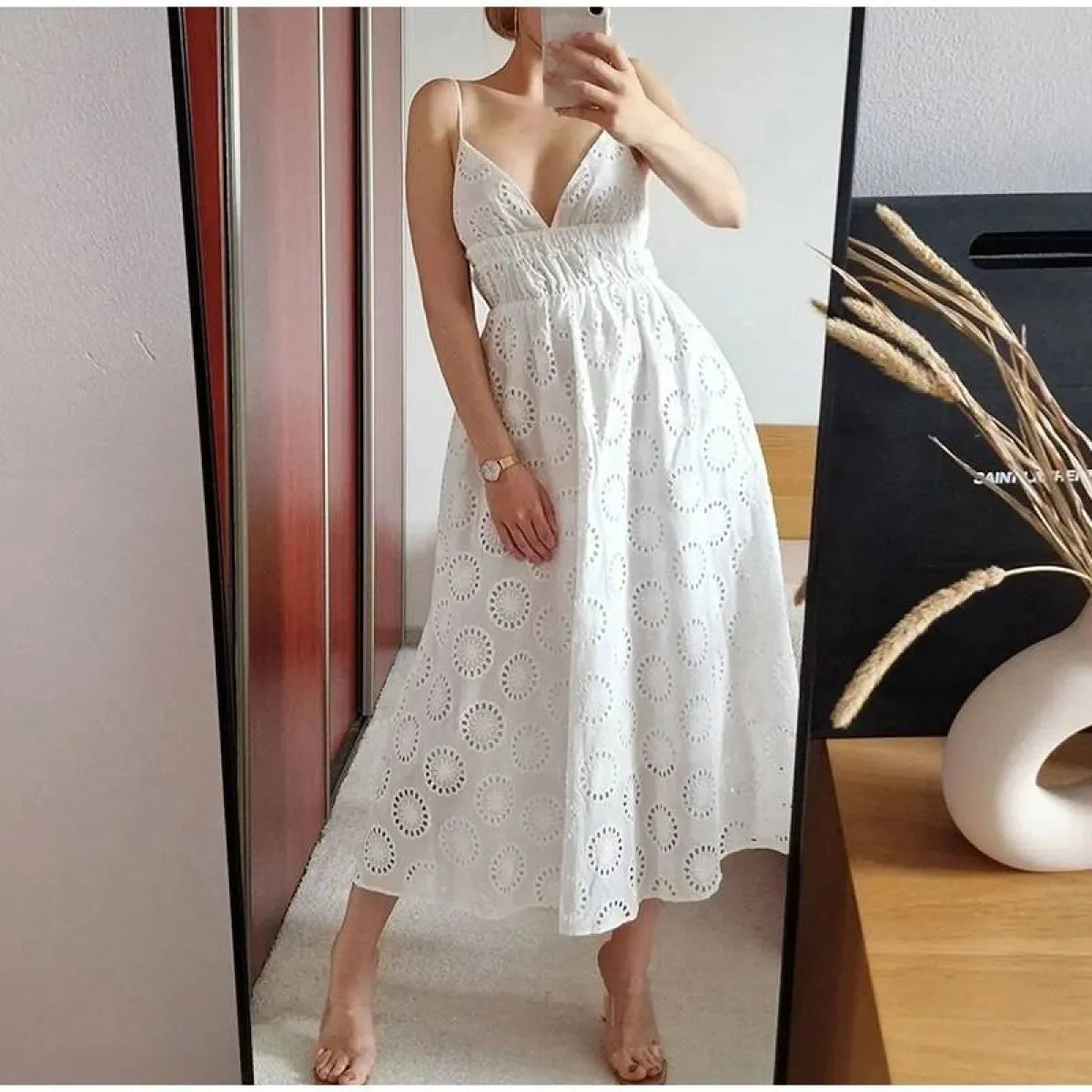Sexy Backless Lace Dress - DEA collection