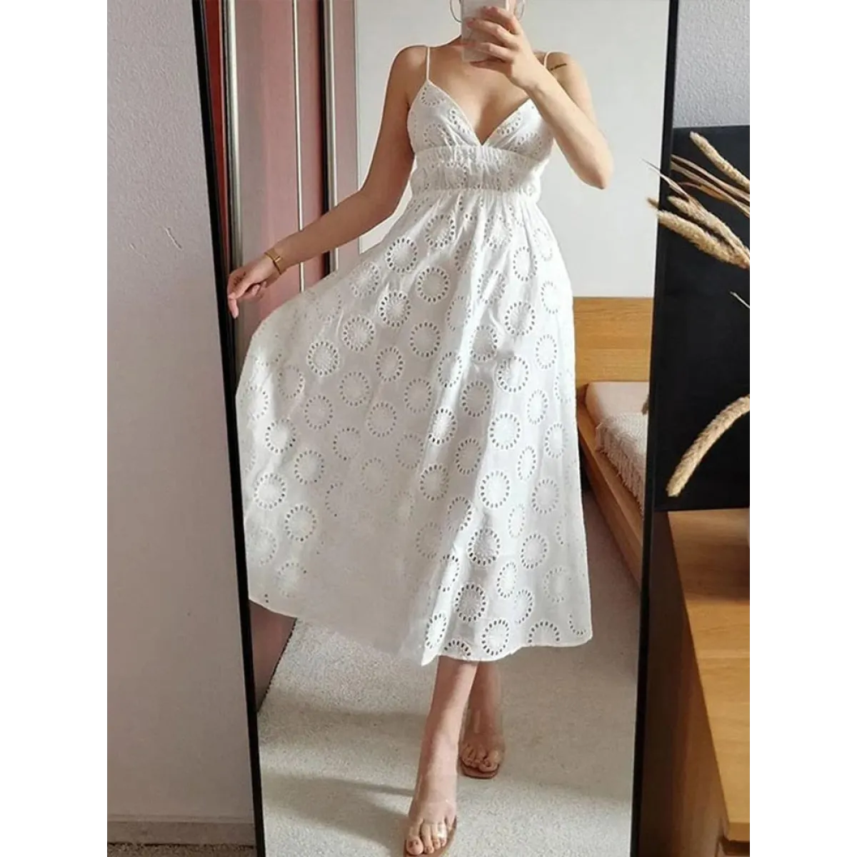 Sexy Backless Lace Dress - DEA collection