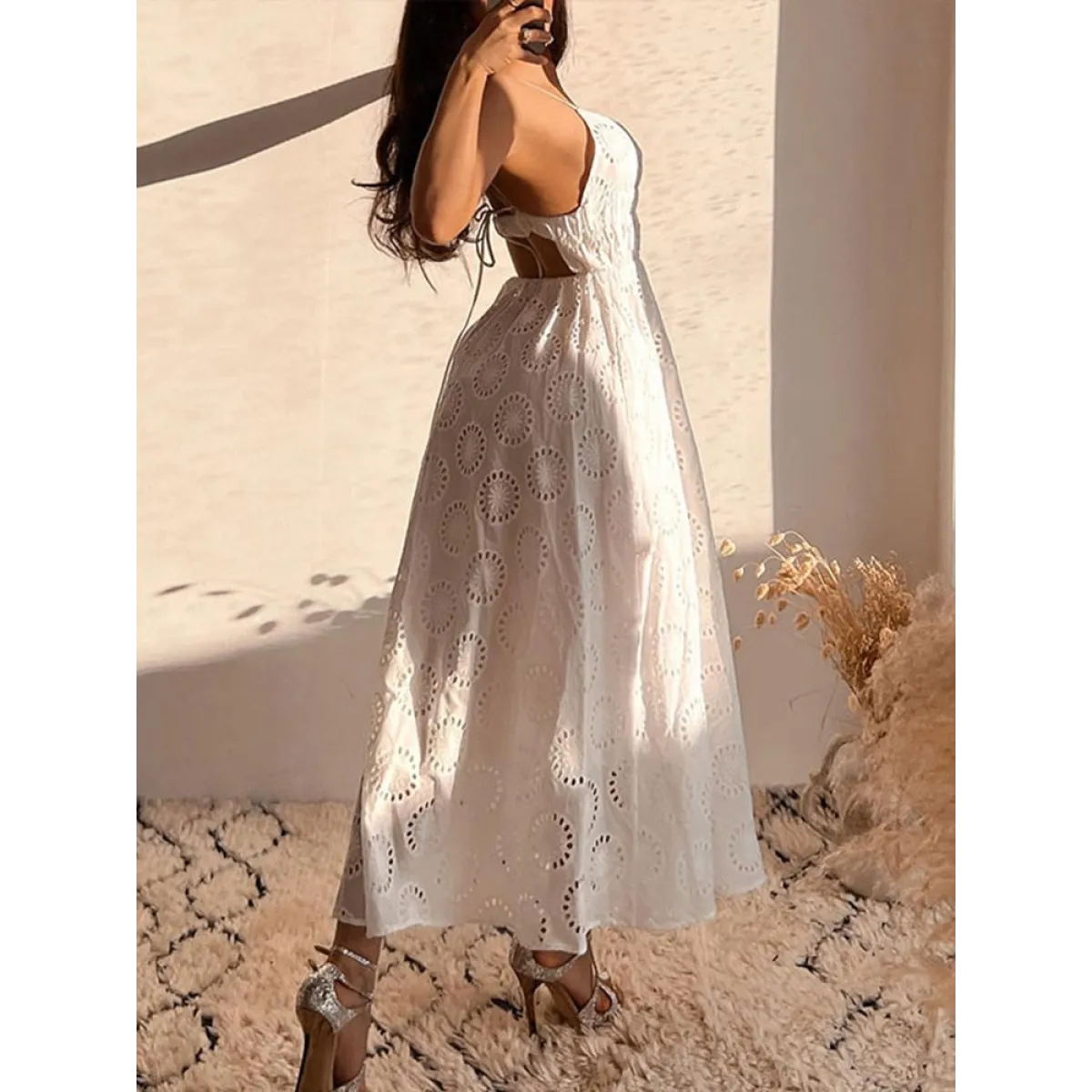 Sexy Backless Lace Dress - DEA collection
