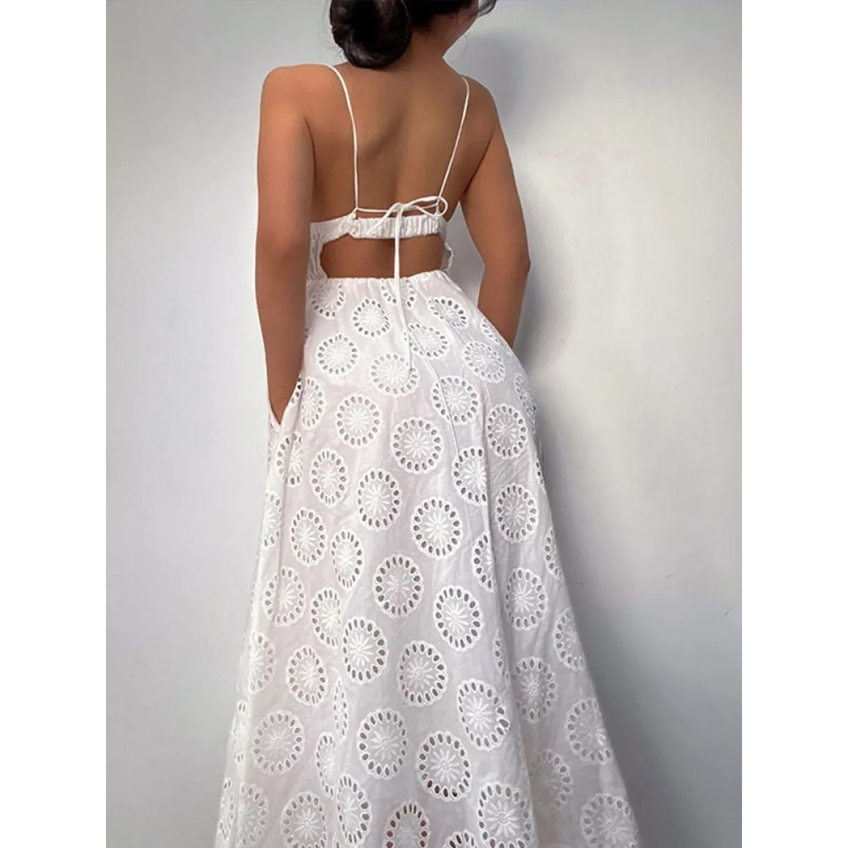 Sexy Backless Lace Dress - DEA collection