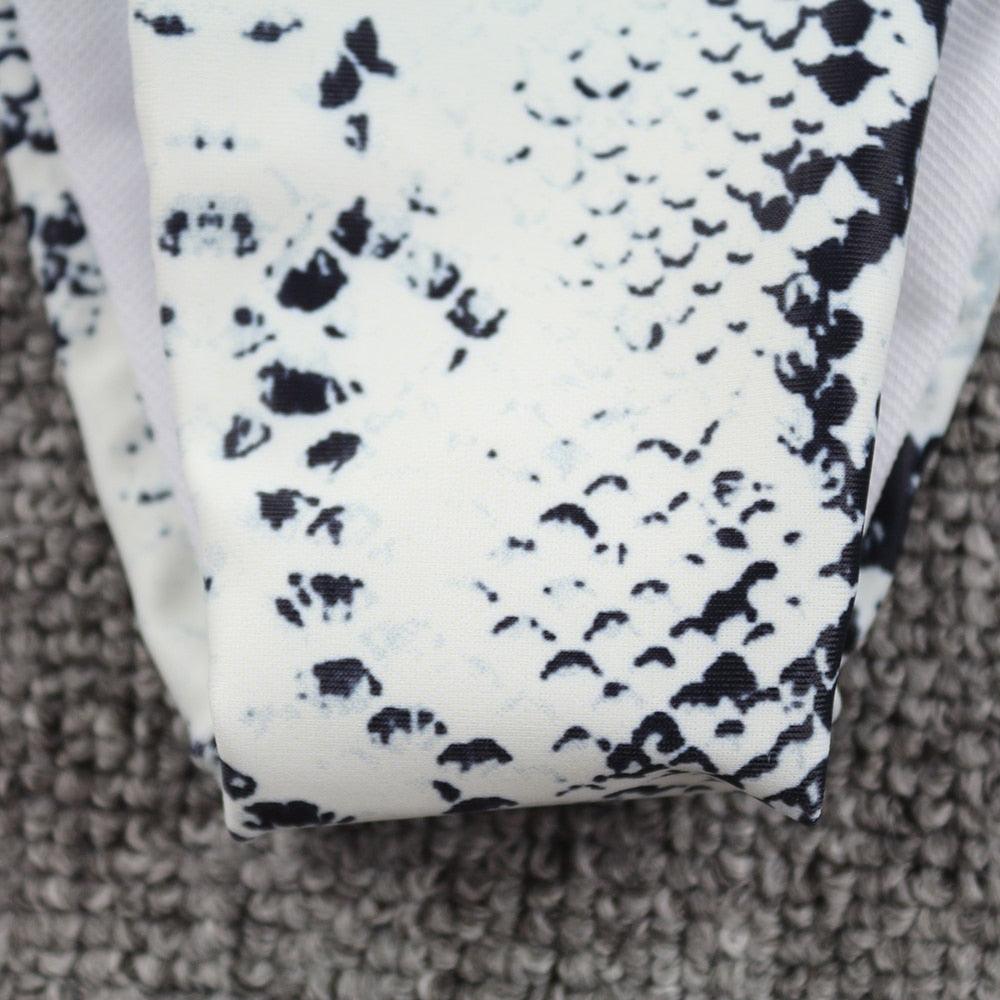 Surfing Swimsuit For Women Bikini Long Sleeve Swimwear Tiger Print Push Up Summer Bath Suit Two Piece Surfing Rash Guard Bikini Long Sleeve Swimsuit Set - DEA collection